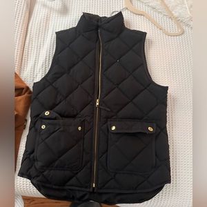 J Crew Black Vest